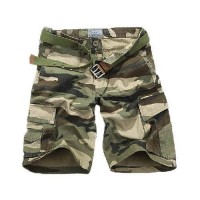 Short Bermuda Homme Fashion Camouflage Men Casual Khaki